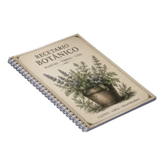 recetario botanico de bolsillo ノートブック