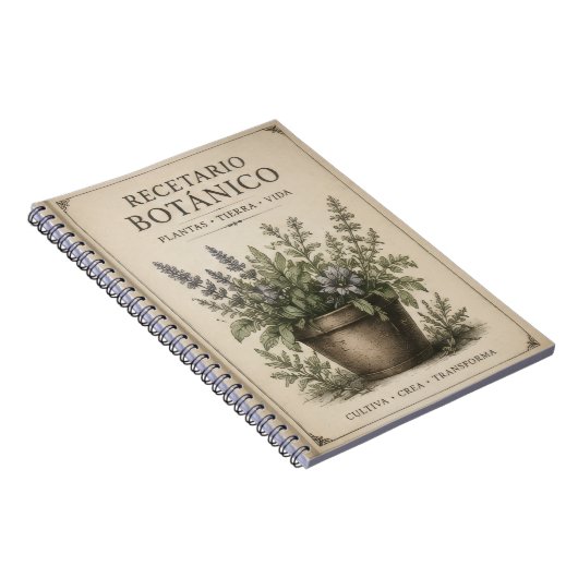 recetario botanico de bolsillo ノートブック (右側)