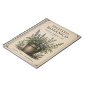 recetario botanico de bolsillo ノートブック (左側)
