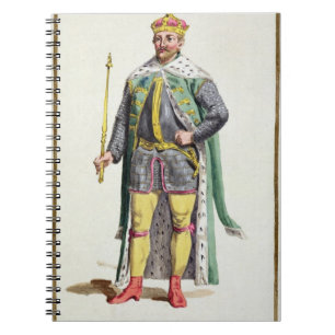 「ReceuからのデンマークのFrederick IIの(1534-88年の)王 ノートブック