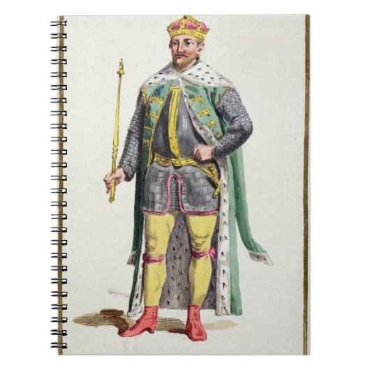 「ReceuからのデンマークのFrederick IIの(1534-88年の)王 ノートブック (正面)