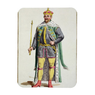 「ReceuからのデンマークのFrederick IIの(1534-88年の)王 マグネット