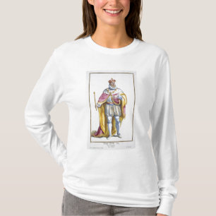 「Receuil deからのスペインのフィリップIIの(1527-98年の)王 Tシャツ