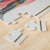 「Receuil desからのサイモンde Montfort (c.1165-1218) ジグソーパズル (側面)