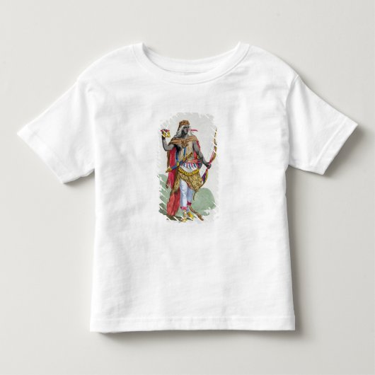 「Receuil des EからのアナNzinga (1583-1663年)女王、 トドラーTシャツ (正面)