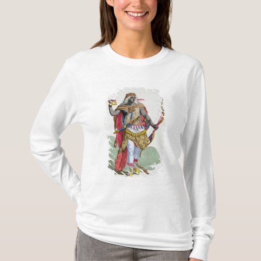 「Receuil des EからのアナNzinga (1583-1663年)女王、 Tシャツ (正面)