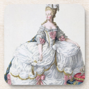 「Receuil des EstamからのMarieアントワネット(1752-93年) コースター