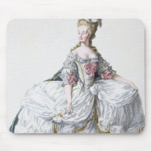 「Receuil des EstamからのMarieアントワネット(1752-93年) マウスパッド