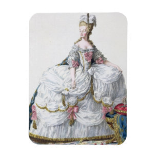 「Receuil des EstamからのMarieアントワネット(1752-93年) マグネット