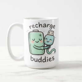 Recharge Buddies コーヒーマグカップ