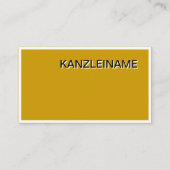 Rechtsanwalt Visitenkarte 名刺 (裏面)