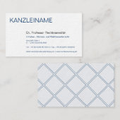 Rechtsanwälte Visitenkarte 名刺 (正面/裏面)