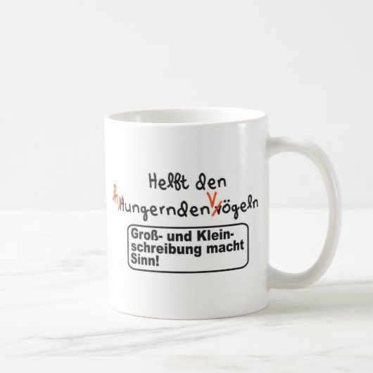 Rechtschreibung コーヒーマグカップ (右)