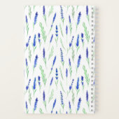 Recipe Book (14 x 21,6cm) - Lavender Pattern ノートブック (裏面)