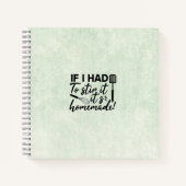 Recipe Book (21,6 x 21,6 cm) - Homemade ノートブック (正面)