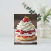 Recipe Card for Homemade Whipped Cream ポストカード (スタンド正面)