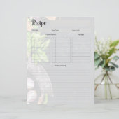 Recipe cookbook page insert (スタンド正面)