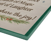 Recipe for a Joyful Christmas – Cute Winter Piglet カッティングボード (角)