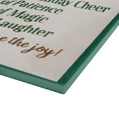 Recipe for a Joyful Christmas with Wintry Cow カッティングボード (角)