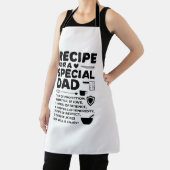 Recipe for a Special Dad Kitchen Love, Respect エプロン (インサイチュ)