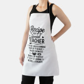 Recipe for a Special Teacher Kitchen Appreciation  エプロン (インサイチュ)
