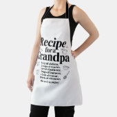 Recipe for Grandpa Kitchen Wisdom, Kindness Humor エプロン (インサイチュ)