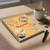 Recipe Journal – A Cozy Kitchen Companion for Moms ノートブック