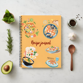 Recipe Journal – A Cozy Kitchen Companion for Moms ノートブック