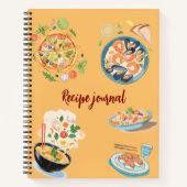 Recipe Journal – A Cozy Kitchen Companion for Moms ノートブック (正面)