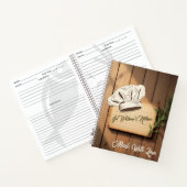 Recipe Journal for New Traditions | Wooden Recipe ノートブック (内部)