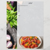 Recipe photo cookbook page insert (正面)