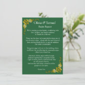 Recipe Request - Emerald Green & Gold エンクロージャーカード (スタンド正面)