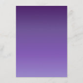 Recipe Request - Purple Mauve Flowers & White エンクロージャーカード (裏面)