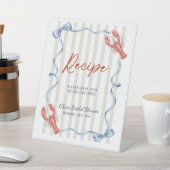 Recipe She’s a Catch Coastal Bridal Shower 台座サイン (インサイチュ)