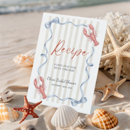 Recipe She’s a Catch Coastal Bridal Shower 台座サイン