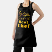 Recipes From The Best Chef Black  エプロン (インサイチュ)