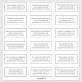 Recipient Name 18 Shipping Large Address Labels シール (シート)