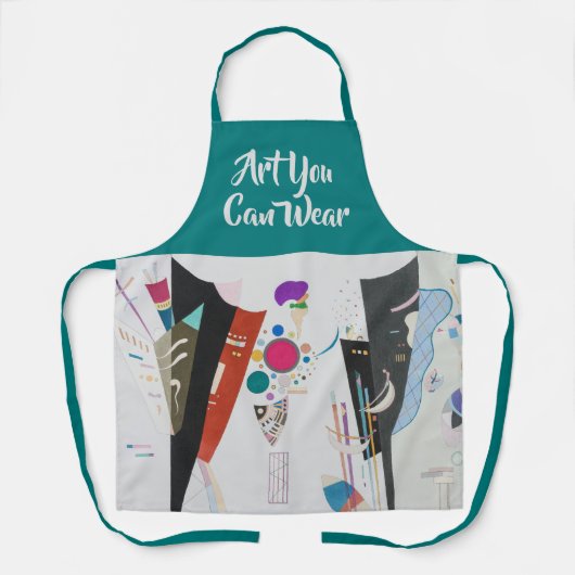 Reciprocal Agreement, Kandinsky, Abstract Art エプロン (正面)