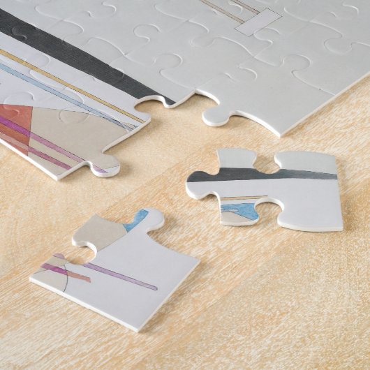 Reciprocal Agreement, Kandinsky | Abstract Art ジグソーパズル (側面)