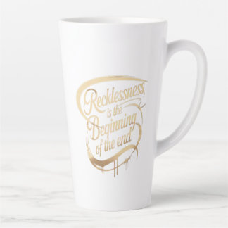Recklessness Is the Beginning of the End カフェラテマグ