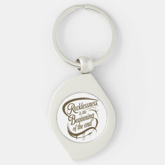 Recklessness Is the Beginning of the End キーホルダー (正面)