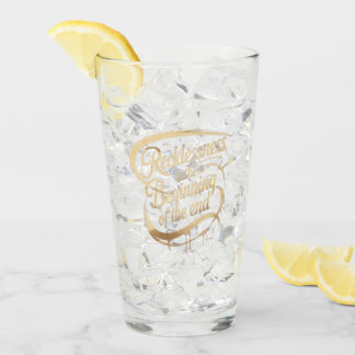 Recklessness Is the Beginning of the End タンブラーグラス