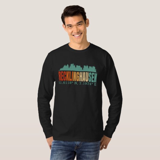 Recklinghausen Skyline Tシャツ (正面フル)