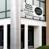 Reclaimed Materials Architectural Salvage & Logo 横断幕 (ビルの外側)