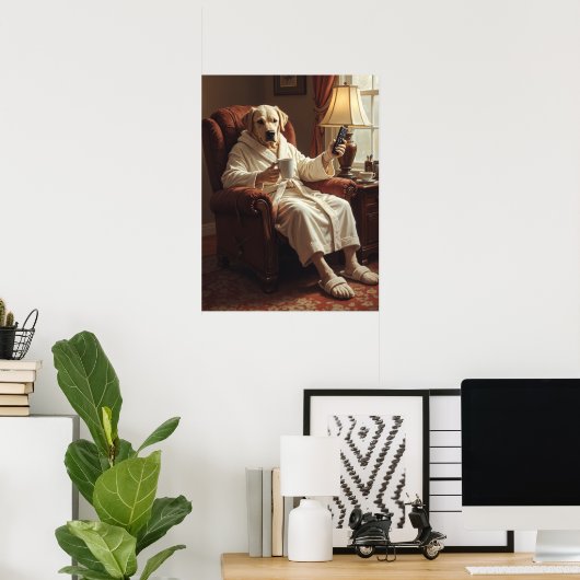 Recliner King: Coffee And Chew ポスター (ホームオフィス)