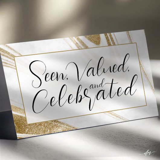 Recognition Event Gift Card | Editable QR Template 名刺