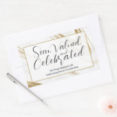 Recognition Event Sticker 長方形シール (封筒)