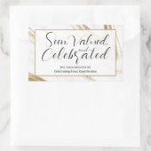 Recognition Event Sticker 長方形シール (バッグ)