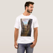 Recoletaの墓地の夕べライト Tシャツ (正面フル)