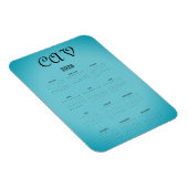 Recoleta Cornflower Blue マグネット (右側)